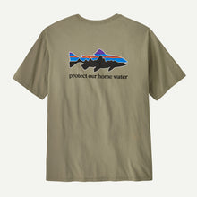 Load image into Gallery viewer, PATAGONIA HOME WATER TROUT ORGANIC MENS T-SHIRT