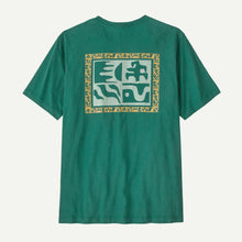 Load image into Gallery viewer, PATAGONIA MOTHER RAYS GEM GREEN MENS T-SHIRT