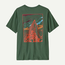 Load image into Gallery viewer, PATAGONIA CLOUD CRAG SHIRT CANOPY GREEN MENS T-SHIRT