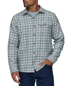 PATAGONIA LONG SLEEVE LIGHTWEIGHT FJORD FLANNEL SHIRT MENS BUTTON DOWN