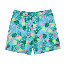 Load image into Gallery viewer, ISLAND HAZE BOHOL 6" STRETCH PRINTED VOLLEY SHORTS GREEN MENS SHORTS