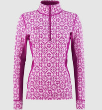 Load image into Gallery viewer, KARI TRAA ROSE HALF ZIP BASELAYER TOP