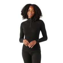 Load image into Gallery viewer, SMARTWOOL CLASSIC THERMAL MERINO BASE LAYER 1/4 ZIP BOXED WOMENS TOP