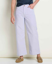 Load image into Gallery viewer, TOAD&CO COASTER CORD WIDE LEG CROP PANT DEW WOMENS PANT