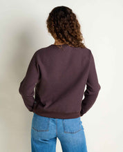 Load image into Gallery viewer, TOAD&CO BITTERROOT LONG SLEEVE PULLOVER RAISIN WOMENS SWEATSHIRT
