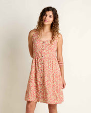 Load image into Gallery viewer, TOAD&CO MANZANA TIERED TANK DRESS DUSTY CEDAR PRINT WOMENS DRESS