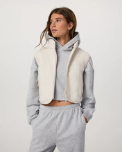 Load image into Gallery viewer, VUORI ALPINE VEST BONE FLEECE WOMENS VEST