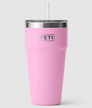 Load image into Gallery viewer, YETI RAMBLER 26 OZ STACKABLE CUP WITH STRAW LID