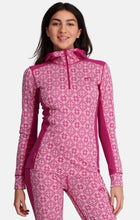 Load image into Gallery viewer, KARI TRAA ROSE HOODIE MERINO WOMENS BASE LAYER TOP