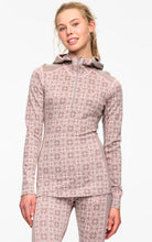 Load image into Gallery viewer, KARI TRAA ROSE HOODIE MERINO WOMENS BASE LAYER TOP