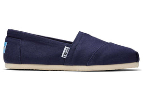TOMS CLASSIC NAVY CANVAS WOMENS FOOTWEAR