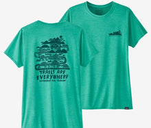 Load image into Gallery viewer, PATAGONIA CAPILENE COOL DAILY GRAPHIC SHORT SLEEVE WOMENS SHIRT
