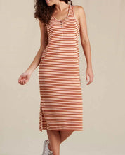 Load image into Gallery viewer, TOAD&CO PIRU HENLEY MIDI TANK WOMENS DRESS