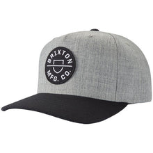Load image into Gallery viewer, BRIXTON CREST C MP SNAPBACK HAT