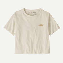 Load image into Gallery viewer, PATAGONIA '73 SKYLINE EASY CUT RESPONSIBILI-TEE BIRCH WHITE WOMENS T-SHIRT
