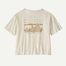Load image into Gallery viewer, PATAGONIA '73 SKYLINE EASY CUT RESPONSIBILI-TEE BIRCH WHITE WOMENS T-SHIRT
