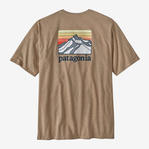 PATAGONIA LINE LOGO RIDGE POCKET RESPONSIBILI-TEE MENS T-SHIRT