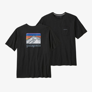 PATAGONIA LINE LOGO RIDGE POCKET RESPONSIBILI-TEE MENS T-SHIRT