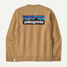 Load image into Gallery viewer, PATAGONIA P-6 LOGO UPRISAL CREWNECK TALON GOLD MENS SWEATSHIRT
