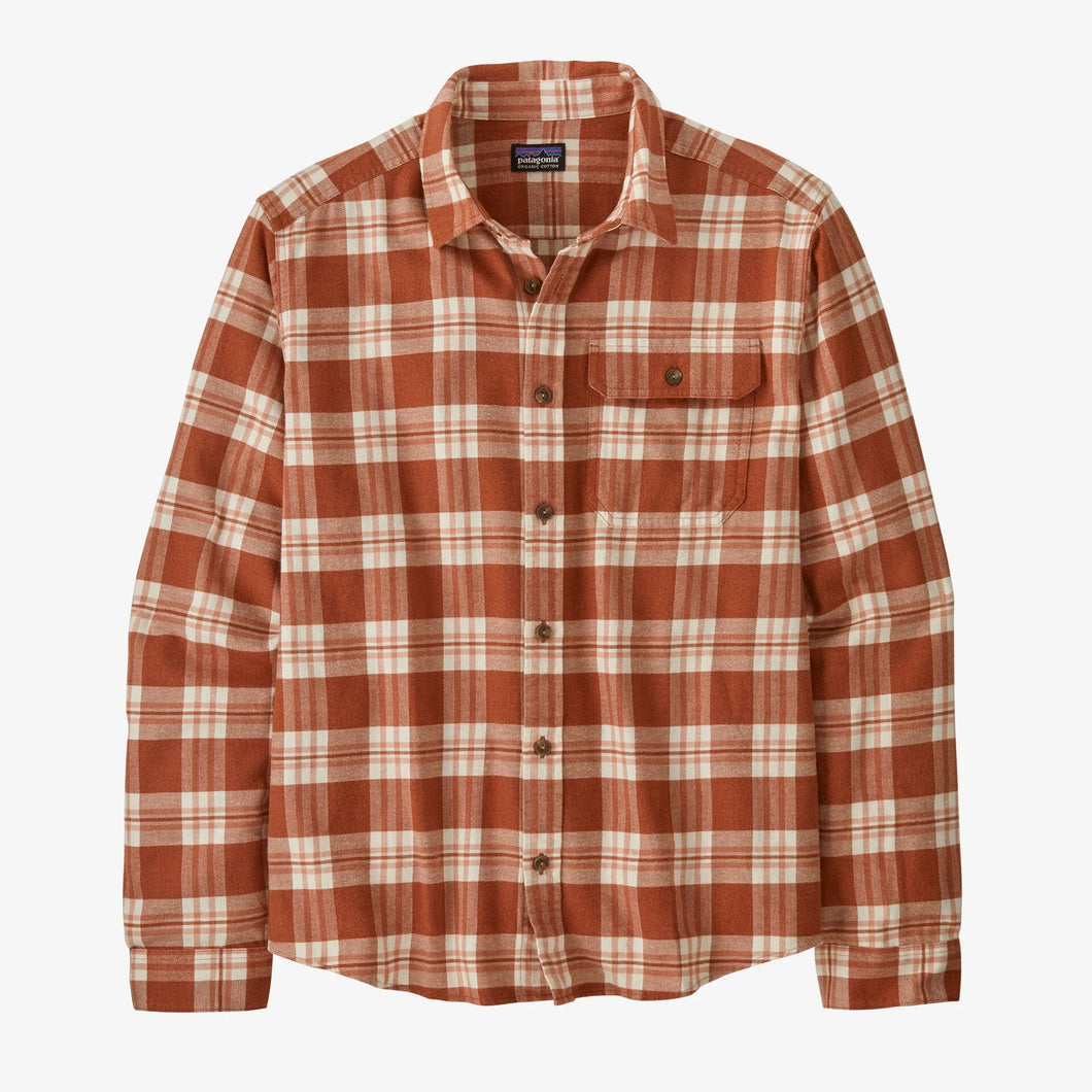 PATAGONIA LONG SLEEVE LIGHTWEIGHT FJORD FLANNEL SHIRT MENS BUTTON DOWN