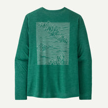 Load image into Gallery viewer, PATAGONIA LONG SLEEVED CAP COOL DAILY SHIRT STRATASPIRE GEM GREEN - LIGHT GEM GREEN X-DYE MENS SHIRT
