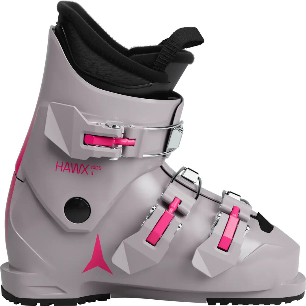 ATOMIC HAWX KIDS 3 PINK GRANITE 2026 JUNIOR SKI BOOTS
