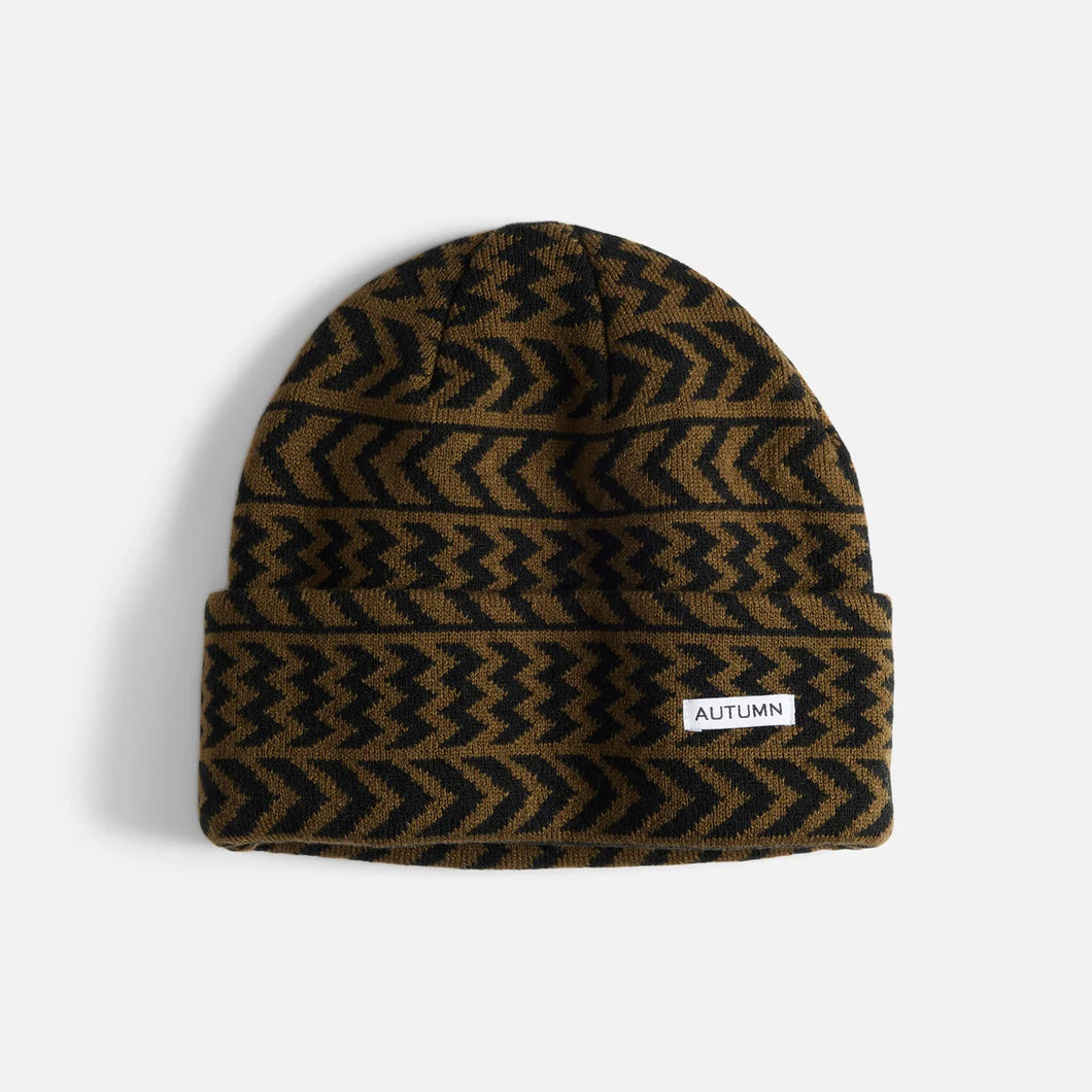 AUTUMN CHEVRON ARMY BEANIE