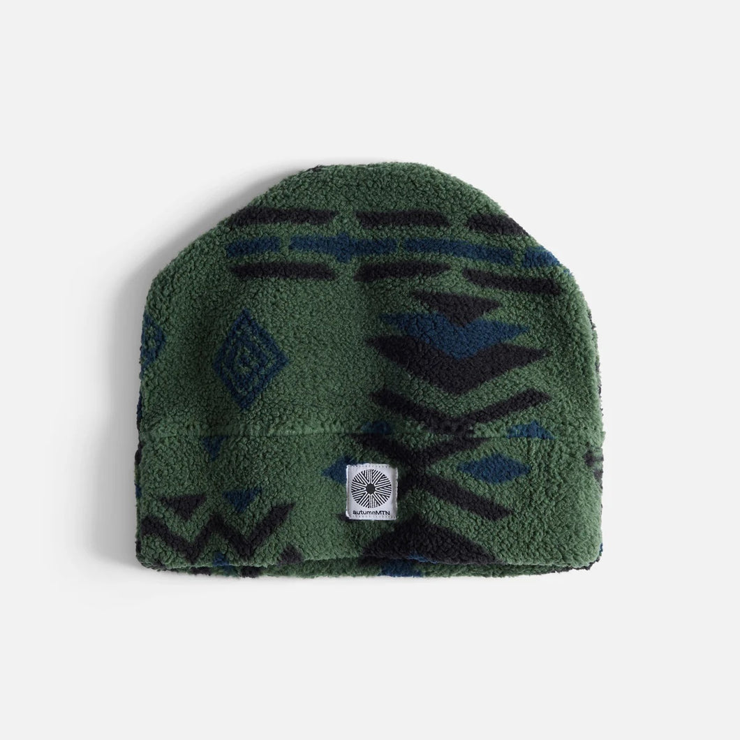 AUTUMN MTN GOAT GREEN BEANIE