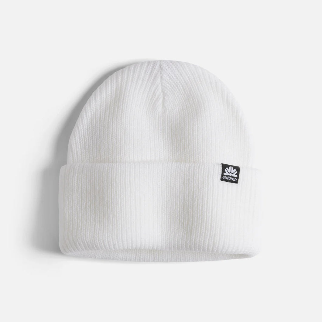 AUTUMN SIMPLE SOLID WHITE BEANIE