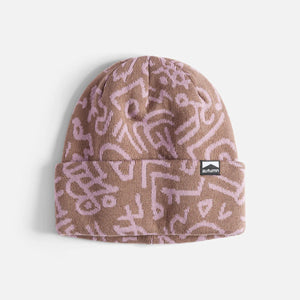 AUTUMN SOUL CAMO DUSTY PINK BEANIE