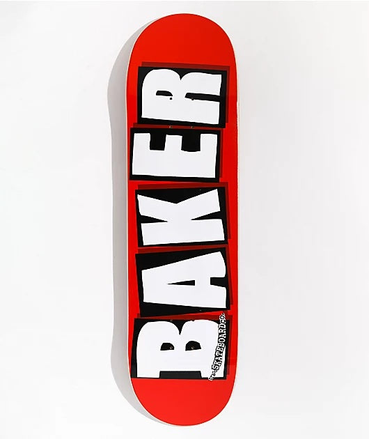 BAKER DECK BRAND LOGO WHITE 8.5
