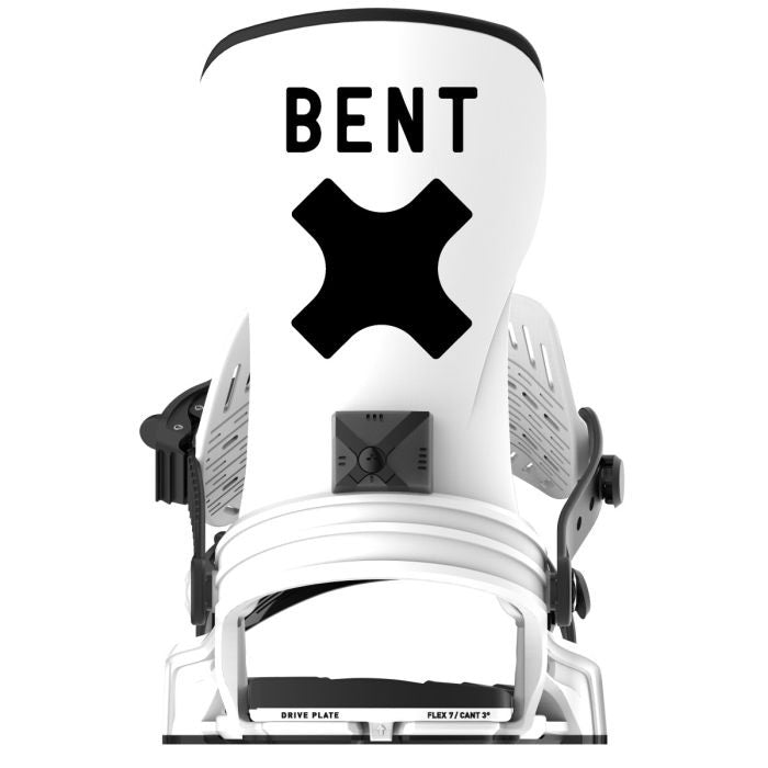 BENT METAL AXTION WHITE MENS SNOWBOARD BINDINGS