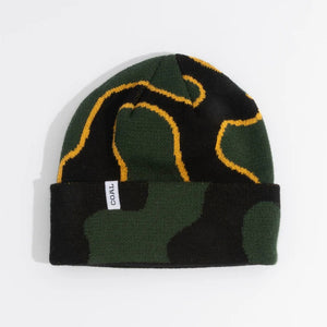 COAL THE HAINES RECYCLED WOOL DARK GREEN BEANIE