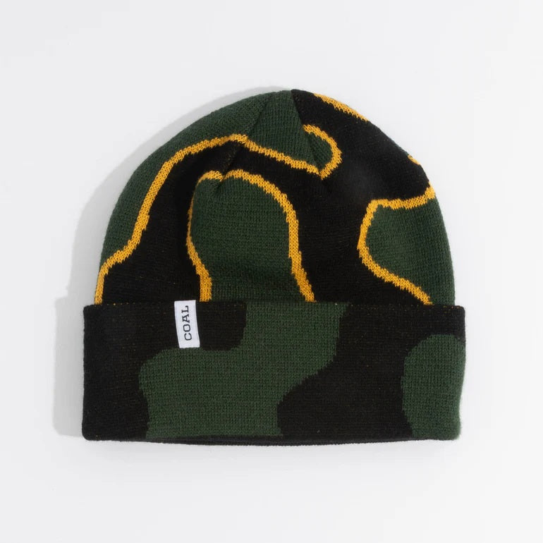 COAL THE HAINES RECYCLED WOOL DARK GREEN BEANIE
