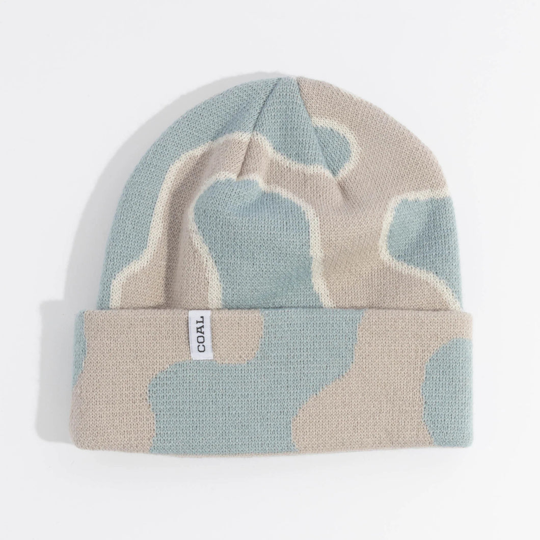COAL THE HAINES RECYCLED WOOL SHALE BLUE BEANIE