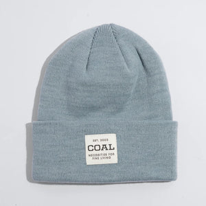 COAL THE UNIFORM MID RECYCLED KNIT CUFF SHALE BLUE BEANIE