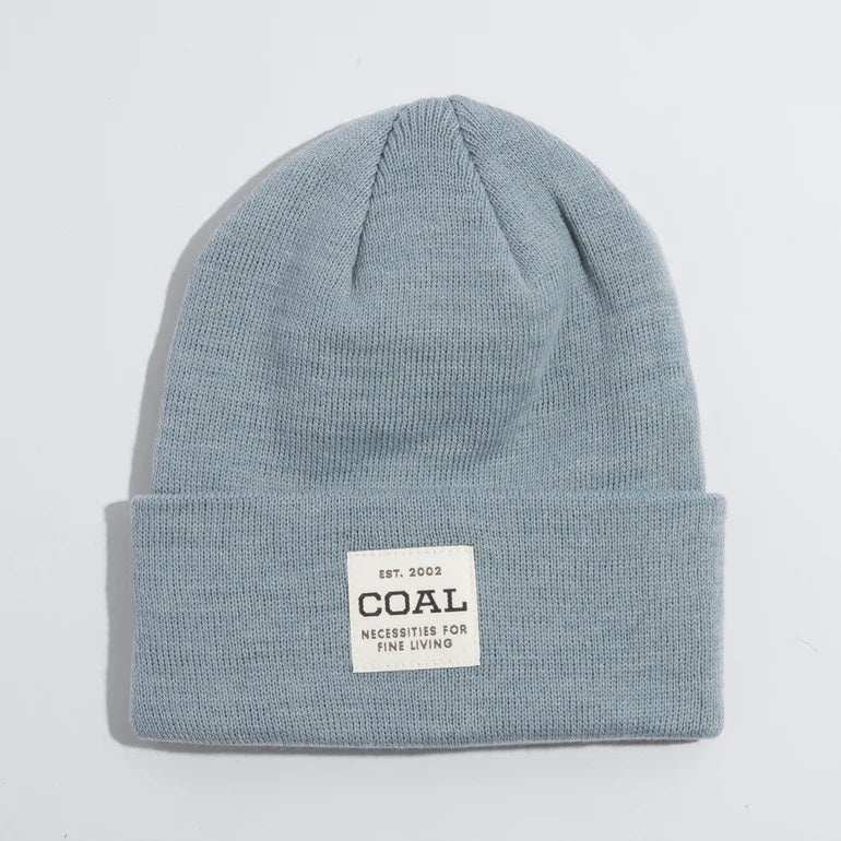 COAL THE UNIFORM MID RECYCLED KNIT CUFF SHALE BLUE BEANIE