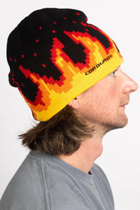 CORDUROY DIGI FLAMES BEANIE