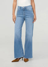 Load image into Gallery viewer, DUER PERFORMANCE DENIM + HIGH RISE WIDE LEG VINTAGE SEASIDE WOMENS PANT

