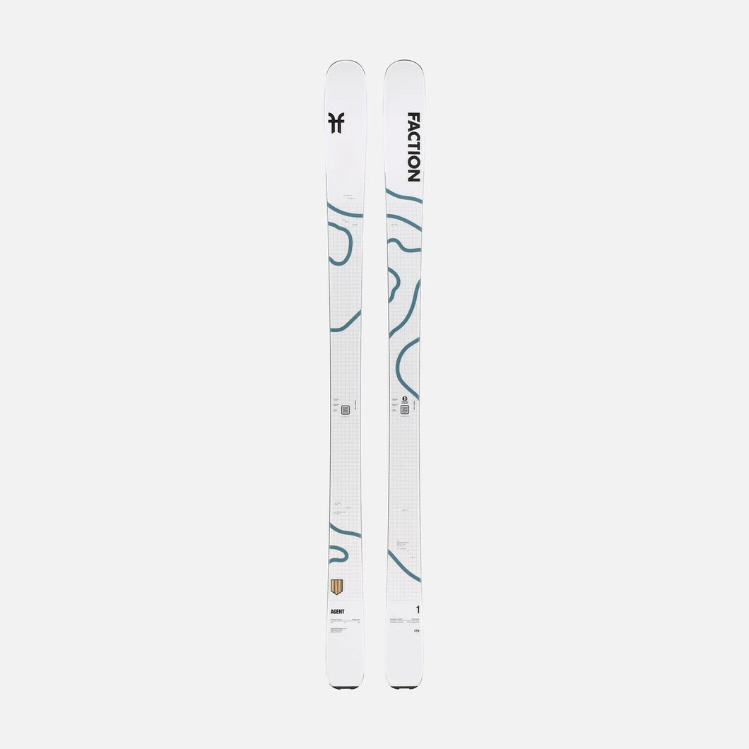 FACTION AGENT 1 WHITE ADULT SKIS