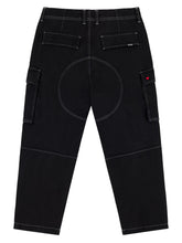 Load image into Gallery viewer, LOVIAH HEAVY DUTY CARGO DENIM BLACK WASH MENS PANT
