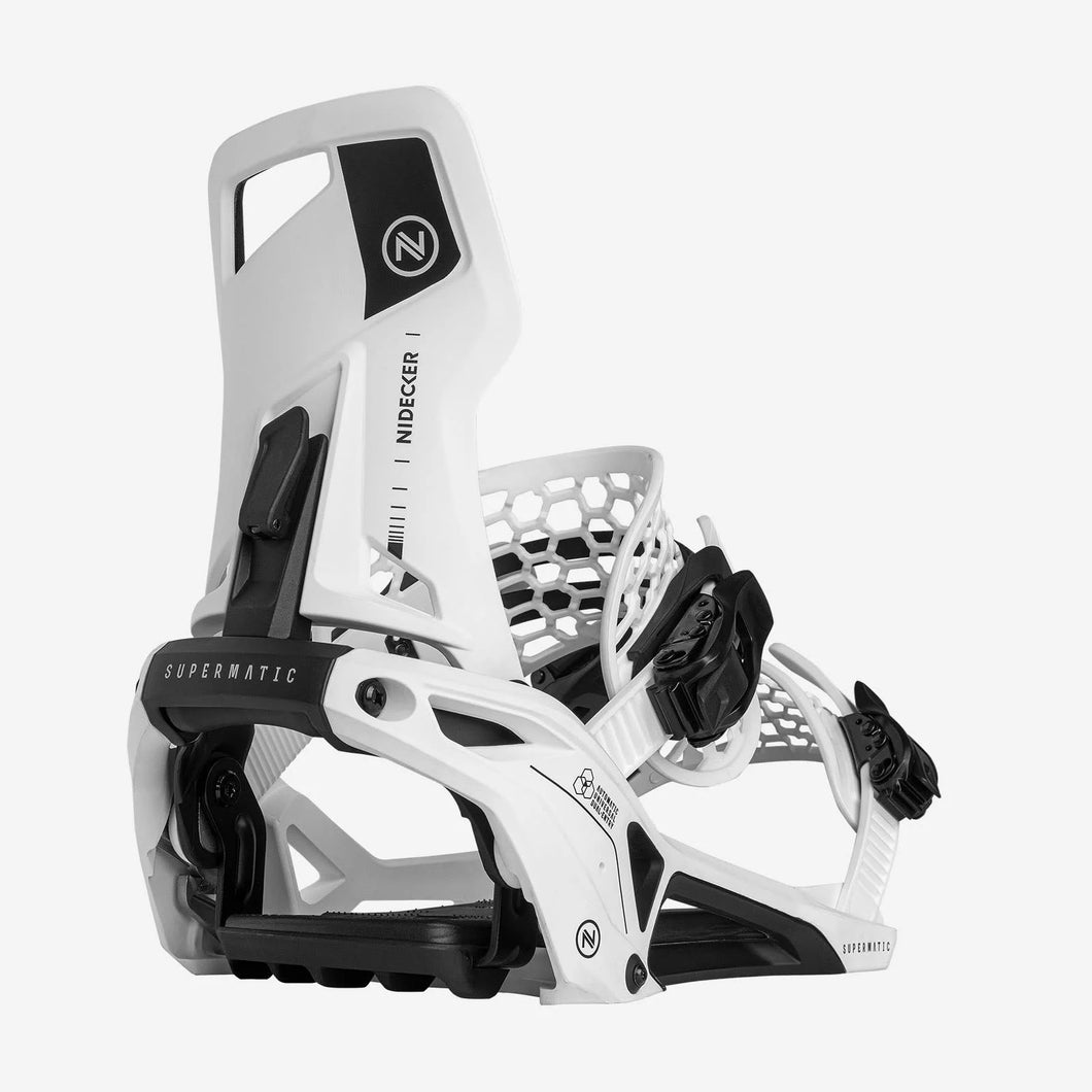 NIDECKER SUPERMATIC ADULT SNOWBOARD BINDINGS