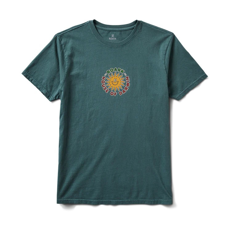 ROARK HOUSE OF DARWIN POSTCARD MENS T-SHIRT