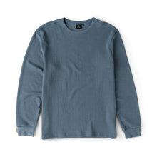 Load image into Gallery viewer, ROARK WELL WORN THERMAL LONG SLEEVE SLATE MENS SHIRT

