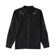 Load image into Gallery viewer, ROARK RITUAL RANGE LONG SLEEVE BLACK BUTTON DOWN MENS SHIRT

