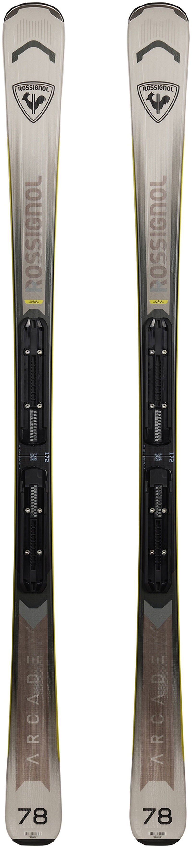 ROSSIGNOL ARCADE 78 SKIS + XPRESS 10 GW BINDING MENS SKI PACKAGE