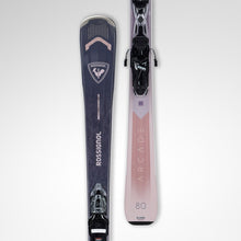 Load image into Gallery viewer, ROSSIGNOL ARCADE W 80 SKIS + XPRESS 10 GW BINDING WOMENS SKI PACKAGE

