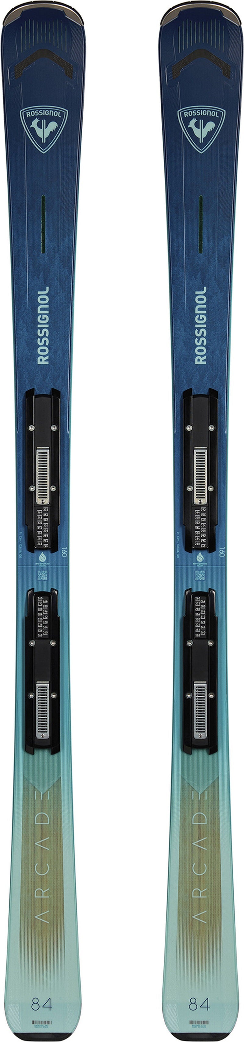 ROSSIGNOL ARCADE 84 SKIS + NX12 KONECT GW WOMENS SKI PACKAGE