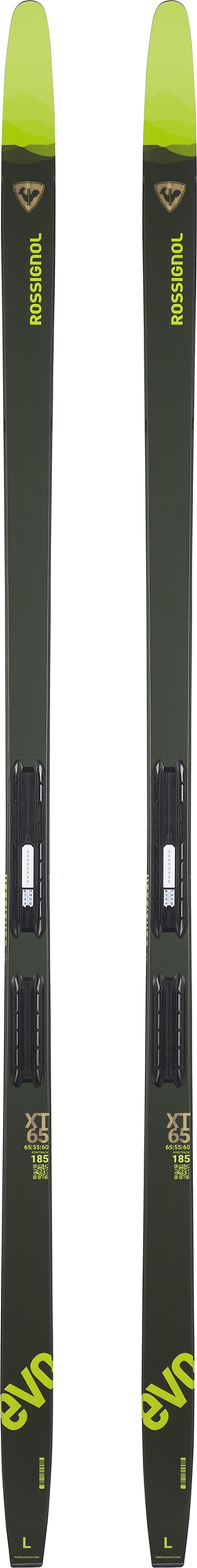 ROSSIGNOL EVO XT 65 POSITRACK NORDIC SKIS + CONTROL STEP-IN BINDING CROSS COUNTRY SKI PACKAGE