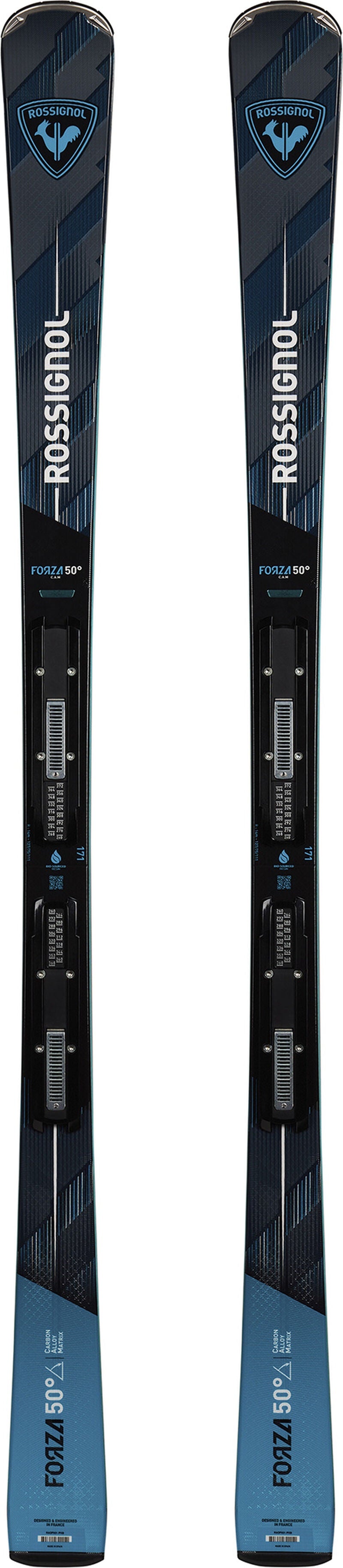 ROSSIGNOL FORZA 50' CAM SKIS + NX 12 KONECT GW BINDINGS MENS SKI PACKAGE